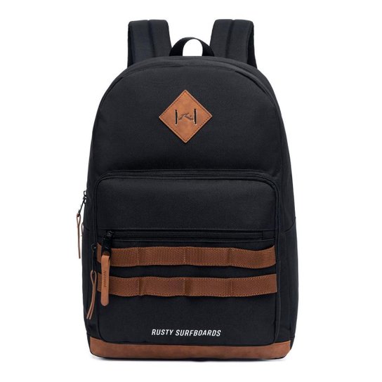 Mochila Casual Rusty Masculina Reforçada Escolar Original 15 Litros