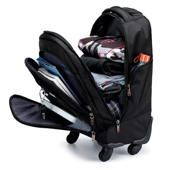 Mochila de Rodinhas Crossgear 360 Viagem impermeável Executiva 32 Litros