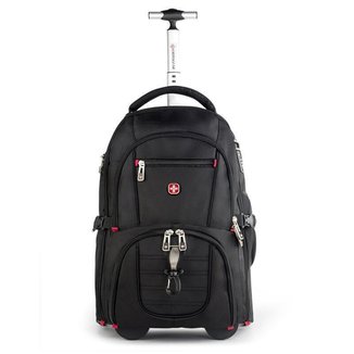 Mochila de Rodinhas Crossgear Executiva Grande Espaçosa Masculina