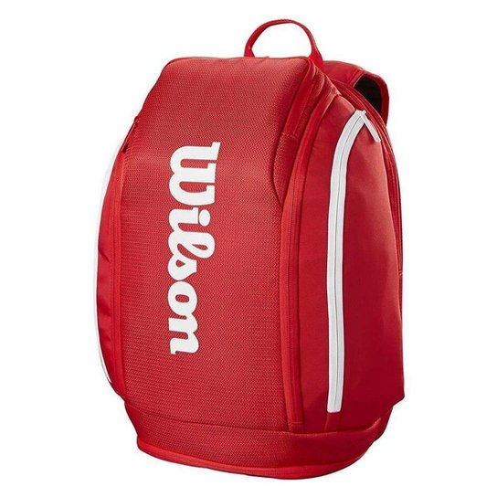 Mochila de Tenis Wilson Super Tour Red 49 Litros Vermelha