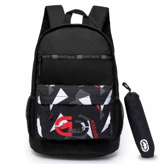 Mochila Ecko Escolar Notebook Bolsa Faculdade Resistente Trabalho 17 Litros