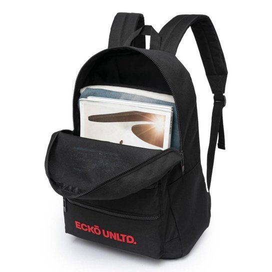 Mochila Ecko Masculina Bolsa Resistente Escolar trabalho 14 Litros