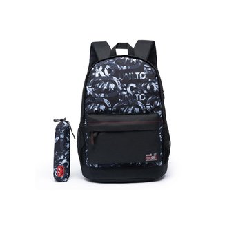 Mochila Escolar Ecko Masculina Resistente Trabalho Faculdade 17 Litros