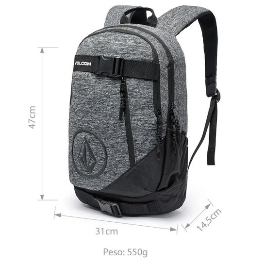 Mochila Esportiva Masculina Juvenil Moderna Volcom Original