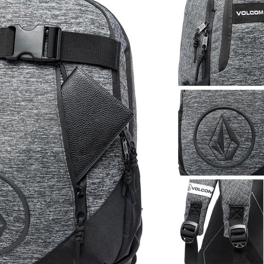 Mochila Esportiva Masculina Juvenil Moderna Volcom Original