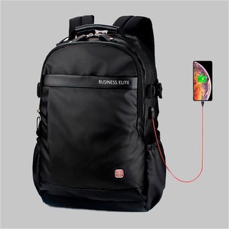 Mochila Executiva CrossWave Antifurto Masculina Impermeável Notebook Resistente 36 Litros