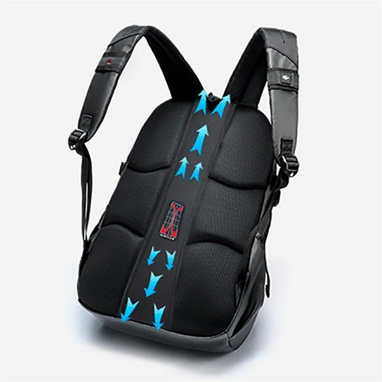 Mochila Executiva CrossWave Antifurto Masculina Impermeável Notebook Resistente 36 Litros