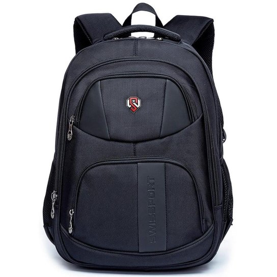 Mochila Executiva Impermeável Swissport Notebook Reforçada Trabalho Faculdade 26 Litros