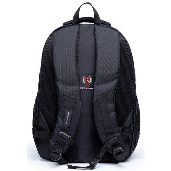 Mochila Executiva Impermeável Swissport Notebook Reforçada Trabalho Faculdade 26 Litros
