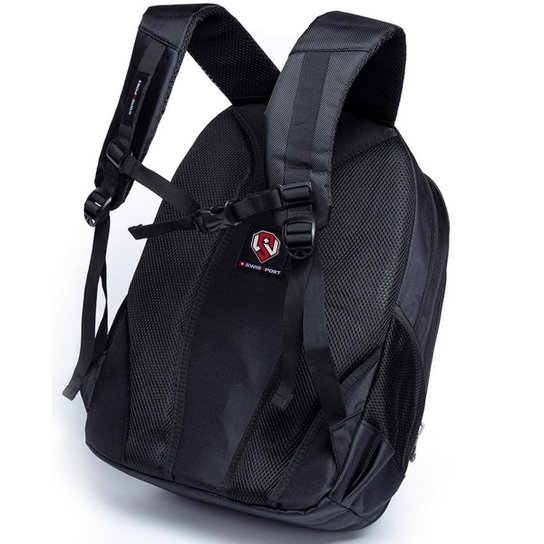Mochila Executiva Impermeável Swissport Notebook Reforçada Trabalho Faculdade 26 Litros