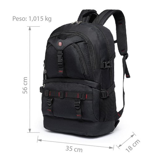 Mochila Executiva Masculina Espaçosa Reforçada Notebook 12 Litros