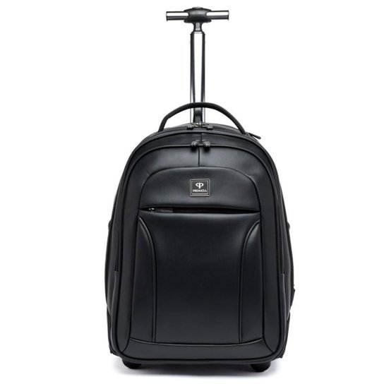 Mochila Executiva Rodinha Notebook Puxador Espaçosa Reforçada Primicia 28 Litros