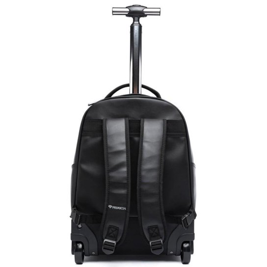 Mochila Executiva Rodinha Notebook Puxador Espaçosa Reforçada Primicia 28 Litros