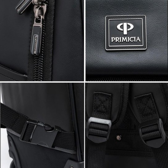 Mochila Executiva Rodinha Notebook Puxador Espaçosa Reforçada Primicia 28 Litros