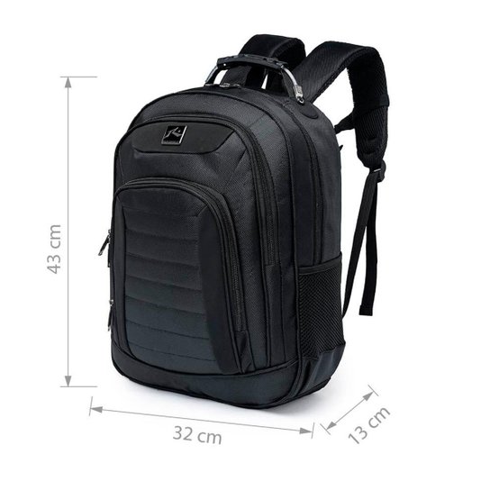 Mochila Executiva Rusty Acolchoada Masculina Impermeável Grande Laptop Notebook 18 Litros