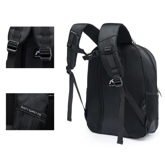 Mochila Executiva Rusty Acolchoada Masculina Impermeável Grande Laptop Notebook 18 Litros