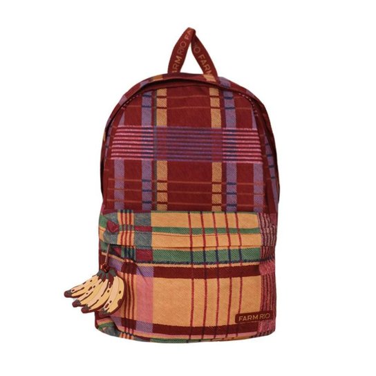 Mochila Farm Xodo Sofia Xadrez Feminina