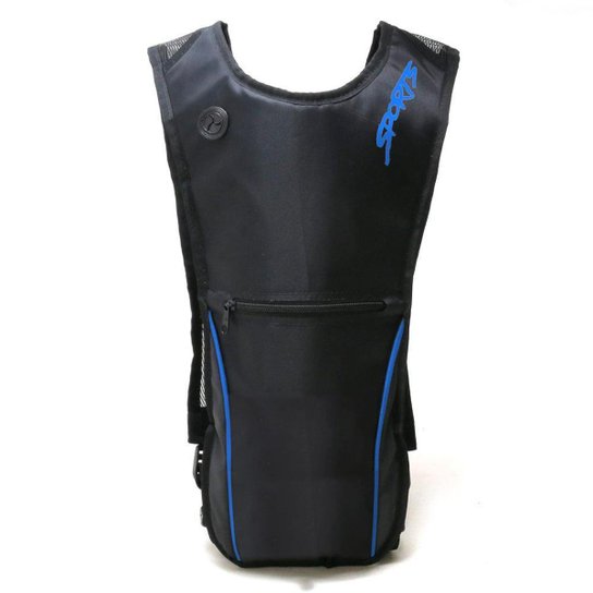 Mochila Hidratação Impermeável Para Ciclismo com Refil De 2 Litros Azul