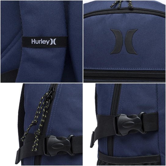 Mochila Hurley Masculina Casual Notebook Reforçada Grande 18 Litros