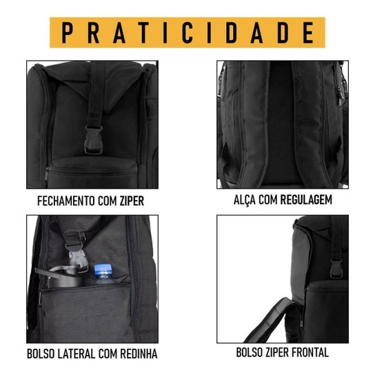 Mochila Mala Térmica Fitness Academia Lancheira Marmita Portátil Frasqueira Dieta Treino Lazer