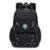 Mochila Masculina Bolsa Escolar Meninos Grande Espaço Lápis Fichario Porta Notebook - Preto