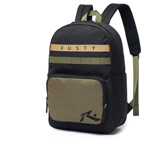 Mochila Masculina Rusty Impermeável Notebook Reforçada Faculdade Original 15 litros