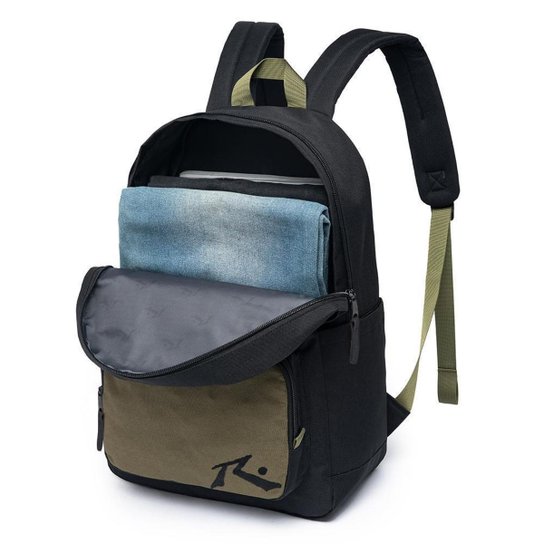 Mochila Masculina Rusty Impermeável Notebook Reforçada Faculdade Original 15 litros