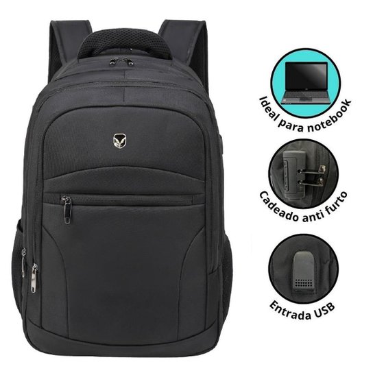 Mochila Notebook Executiva Home Office Anti Furto Resistente