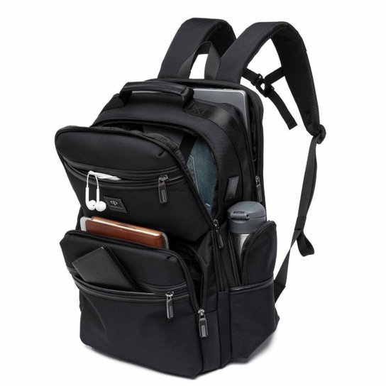 Mochila Notebook Primicia Executiva Resistente C/ Saída Usb e Anti Furto 25litros