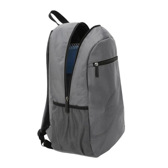 Mochila Olympikus Basic New Cinza e Preto - Unissex