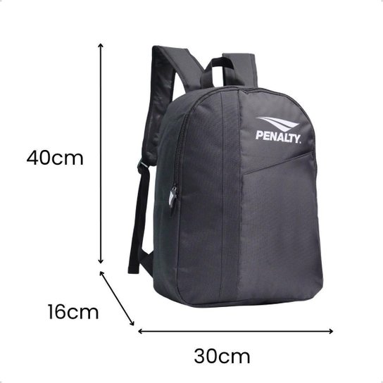 Mochila Penalty 1 Bolso 20L Alça Reforçada Costura Dupla