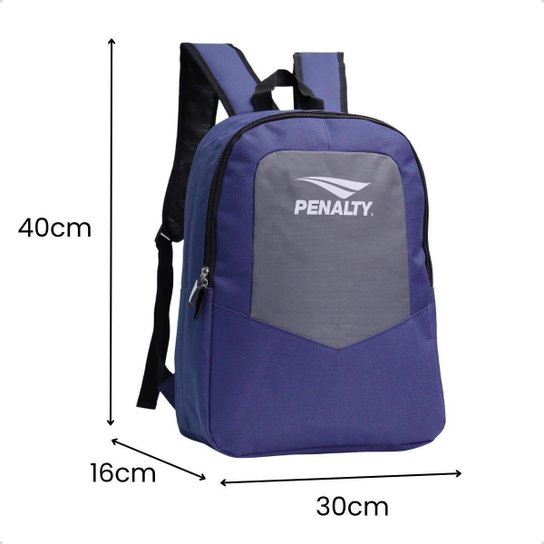 Mochila Penalty 1 Bolso 20L Alça Reforçada Costura Dupla