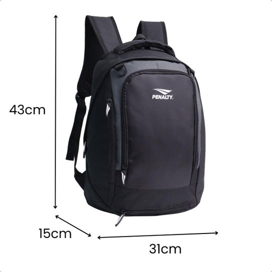 Mochila Penalty 4 Bolsos Compartimento Rede Porta Bola 20L