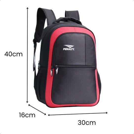 Mochila Penalty 5 Bolsos 20L Resistente Durável Esportivo