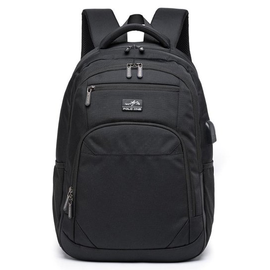 Mochila Polo One Executiva Notebook Masculina Grande Espaçosa Reforçada 28 Litros