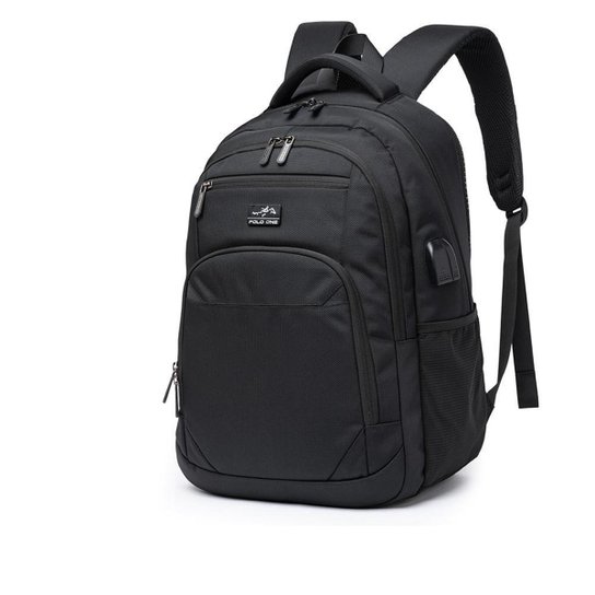 Mochila Polo One Executiva Notebook Masculina Grande Espaçosa Reforçada 28 Litros