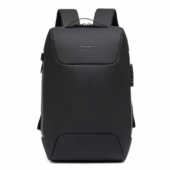 Mochila Primicia Executiva Notebook Cadeado USB 22,5L Resistente Espaçosa