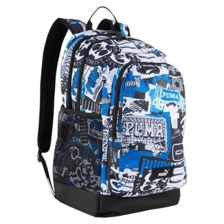 Mochila Puma Academy AOP - Azul Único