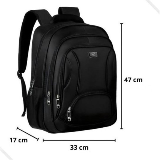 Mochila Reforçada Grande Executiva Notebook Escolar Passeio