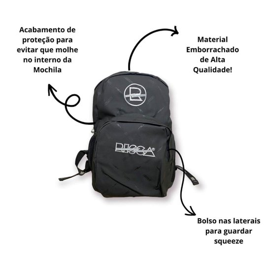 Mochila Risca Emborrachada Impermeável 9077