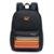 Mochila Rusty Masculina Resistente Espaçosa Original 15 Litros - Preto+Laranja