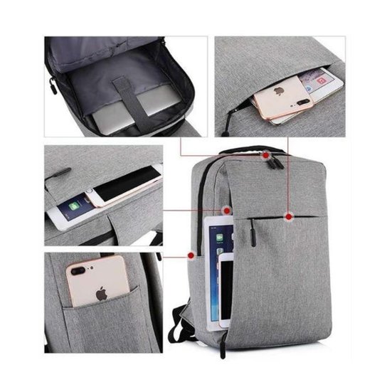 Mochila Slim P/ Notebook Executiva Faculdade Escolar Viagem