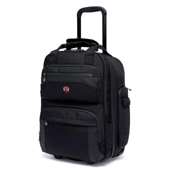 Mochila Swissport Executiva De Rodinhas Espaçosa Trabalho Notebook 36 Litros
