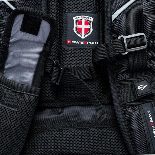 Mochila Swissport P/ Notebook ipad Executiva C/ Cadeado 36 Litros