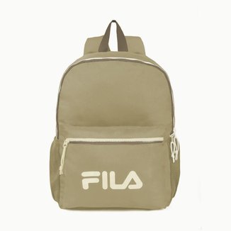 Mochila Unissex Fila Areia e Off White
