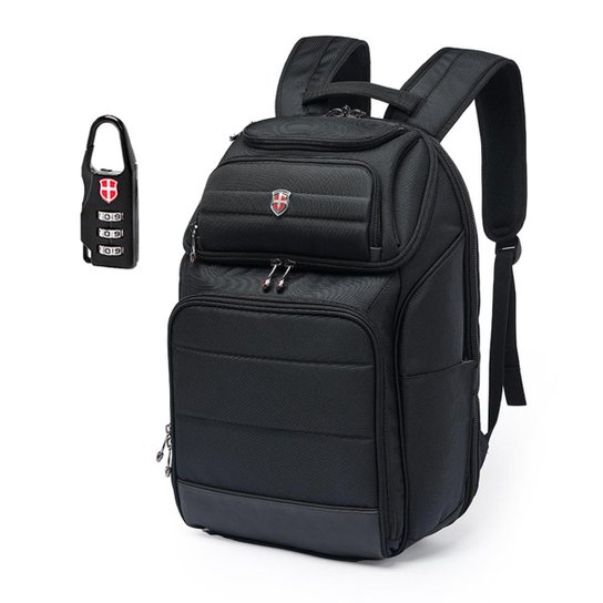 Mochila Unissex Swissport Executiva Para Notebook Impermeável Resistente 21 Litros