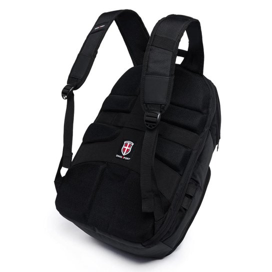Mochila Unissex Swissport Executiva Para Notebook Impermeável Resistente 21 Litros