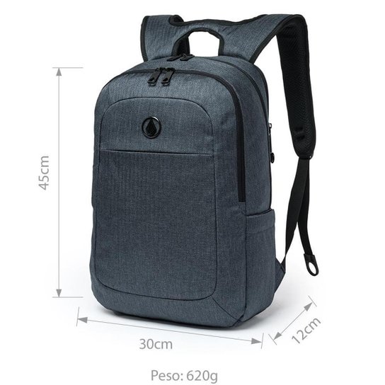 Mochila Volcom Casual Executiva Masculina