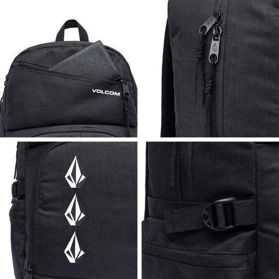 Mochila Volcom Executiva Notebook Bolsa Impermeável Reforçada Faculdade Escolar 20 Litros