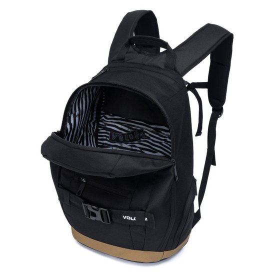 Mochila Volcom Masculina Espaçosa Notebook Resistente 30 Litros
